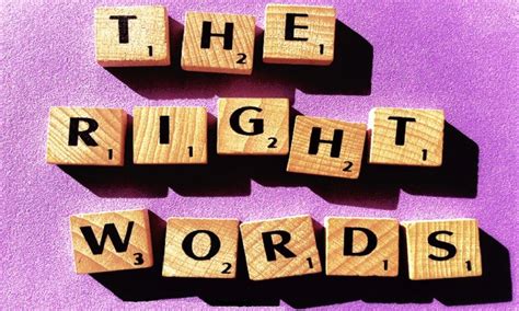 Examples of Choosing the Right Word